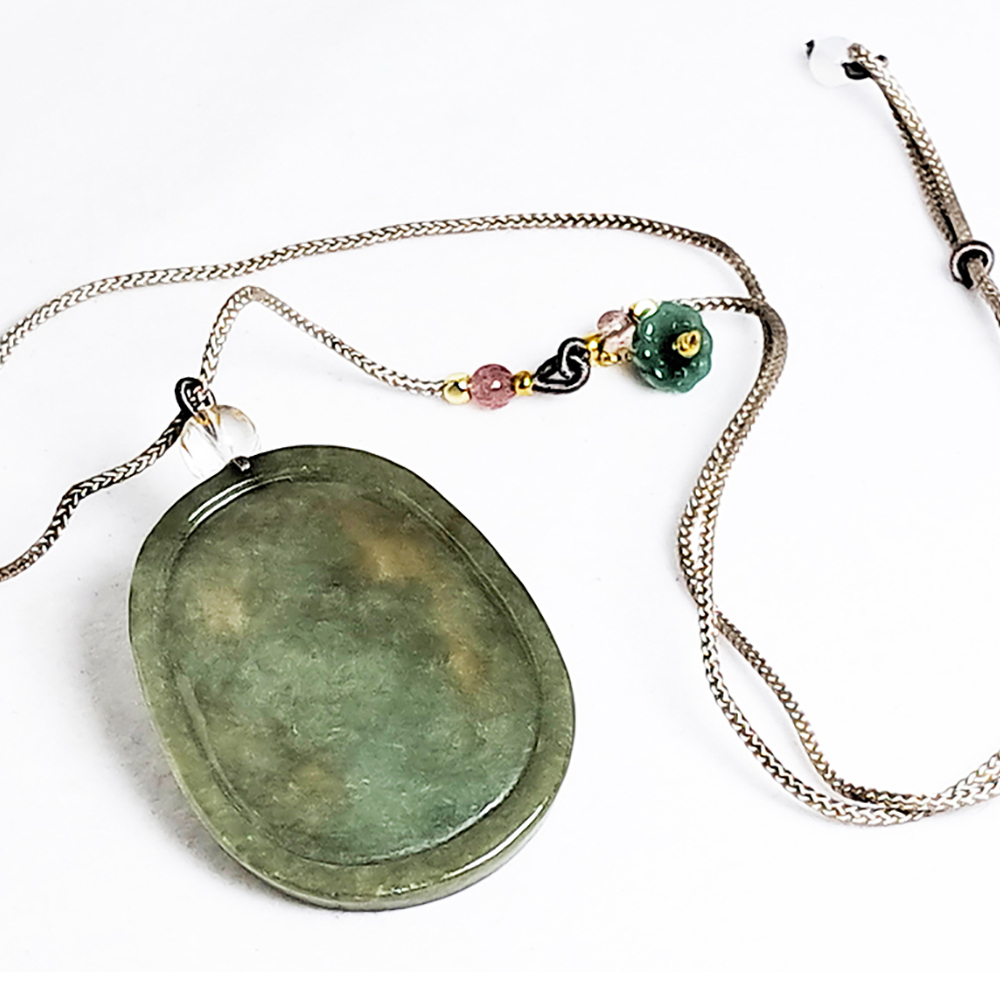 彌勒佛玉珮中國結項鍊【十方】136949