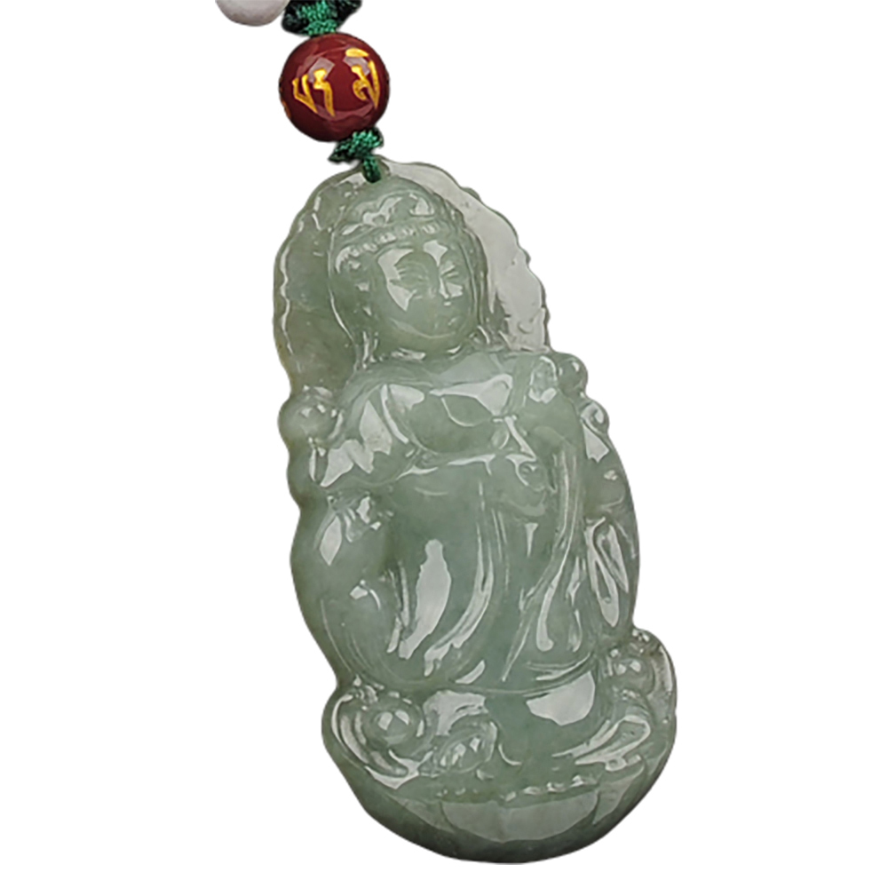 白衣觀音{緬甸玉}項鍊【十方】138142