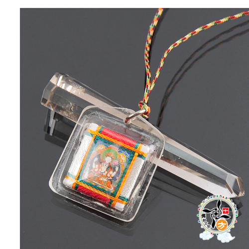 四臂觀音護身五色線項鍊【十方】140175