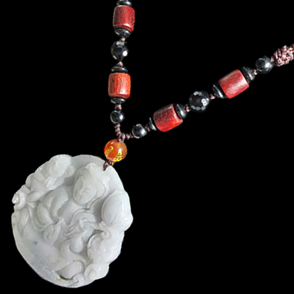 送子觀音玉珮項鍊【十方】140648