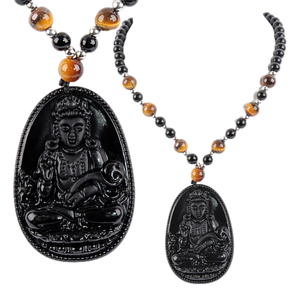 如意觀音黑琉璃項鍊【十方】140657