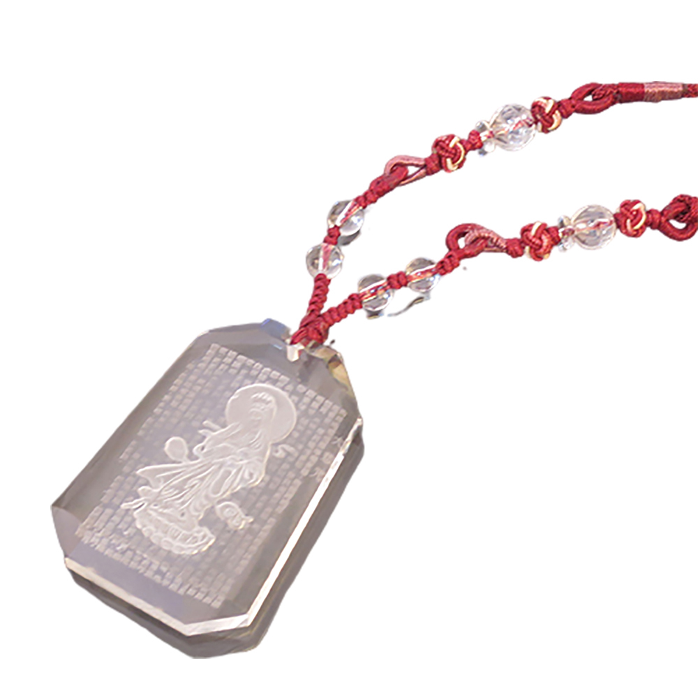 大悲咒觀音水晶中國結項鍊【十方】142864