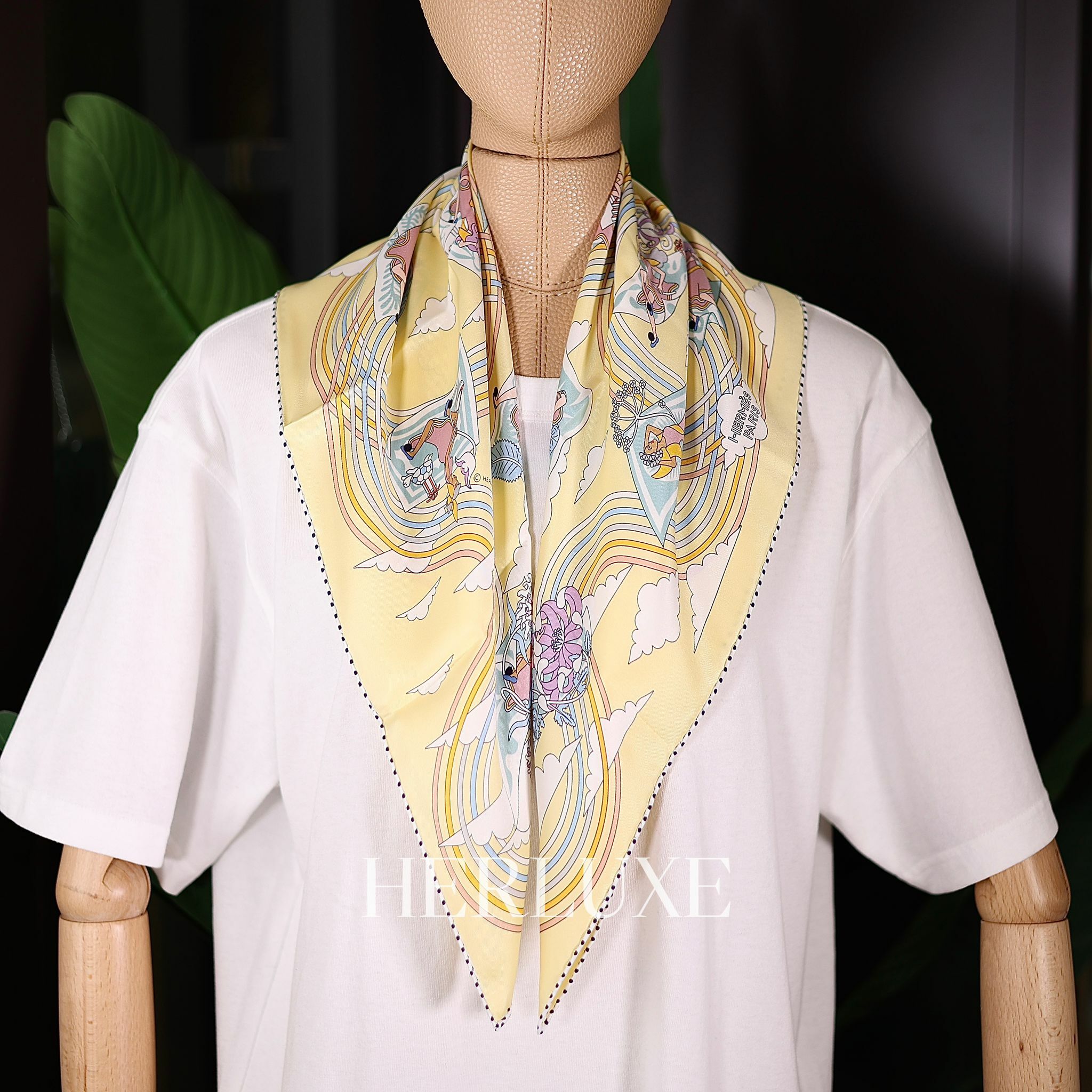 Scarf 100% soie 70 x 70cm