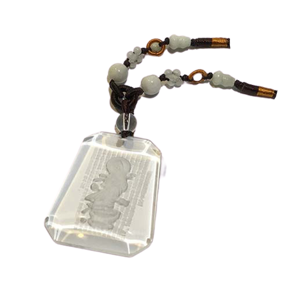 白衣觀音心經水晶項鍊【十方】143390