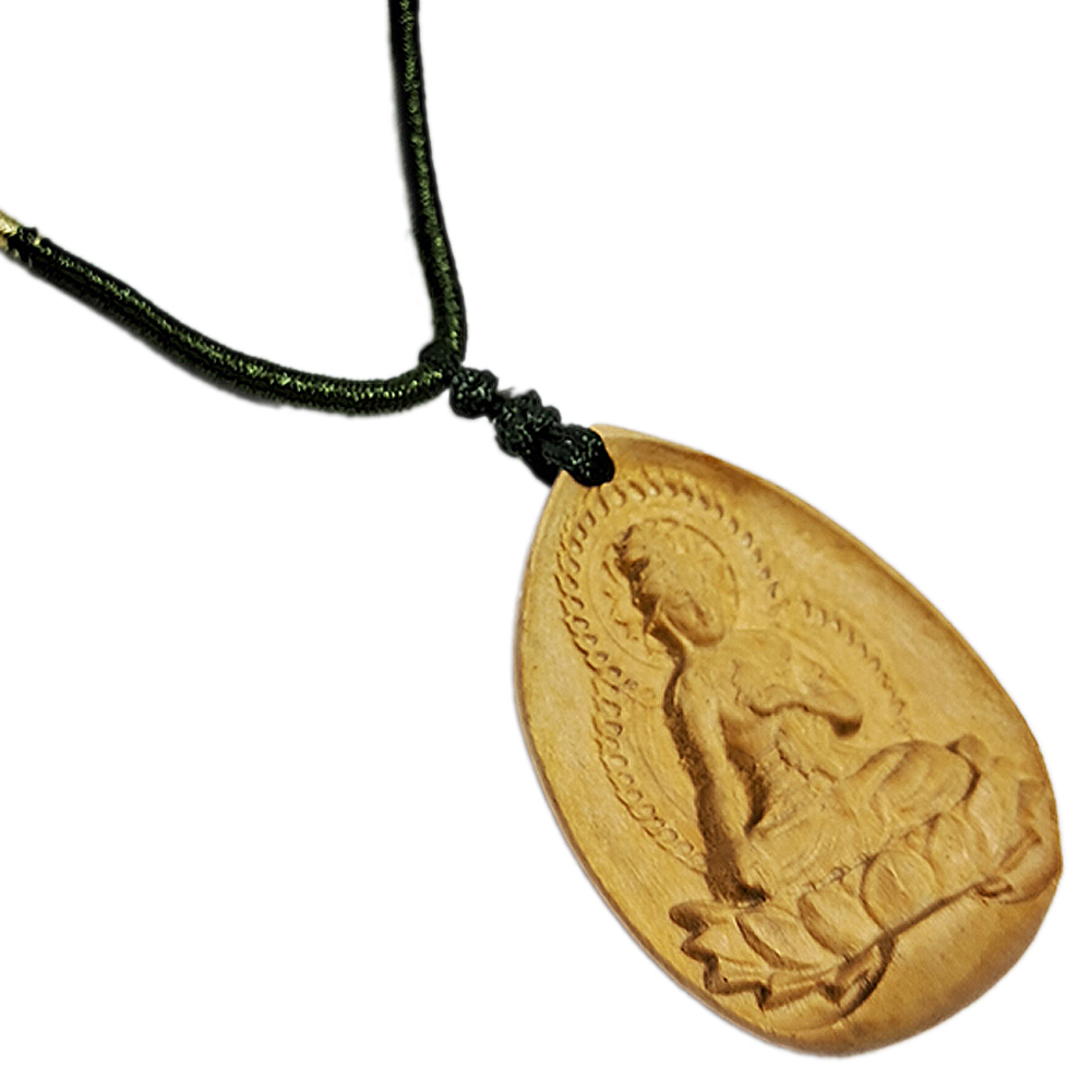 大日如來 黃楊木雕中國結項鍊【十方】145481