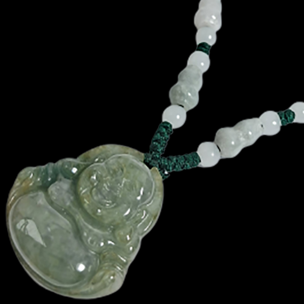 彌勒佛玉珮中國結項鍊【十方】148731