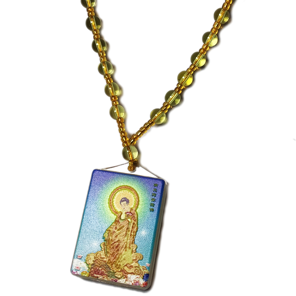 阿彌陀佛{極彩浮雕}琉璃項鍊【十方】148987