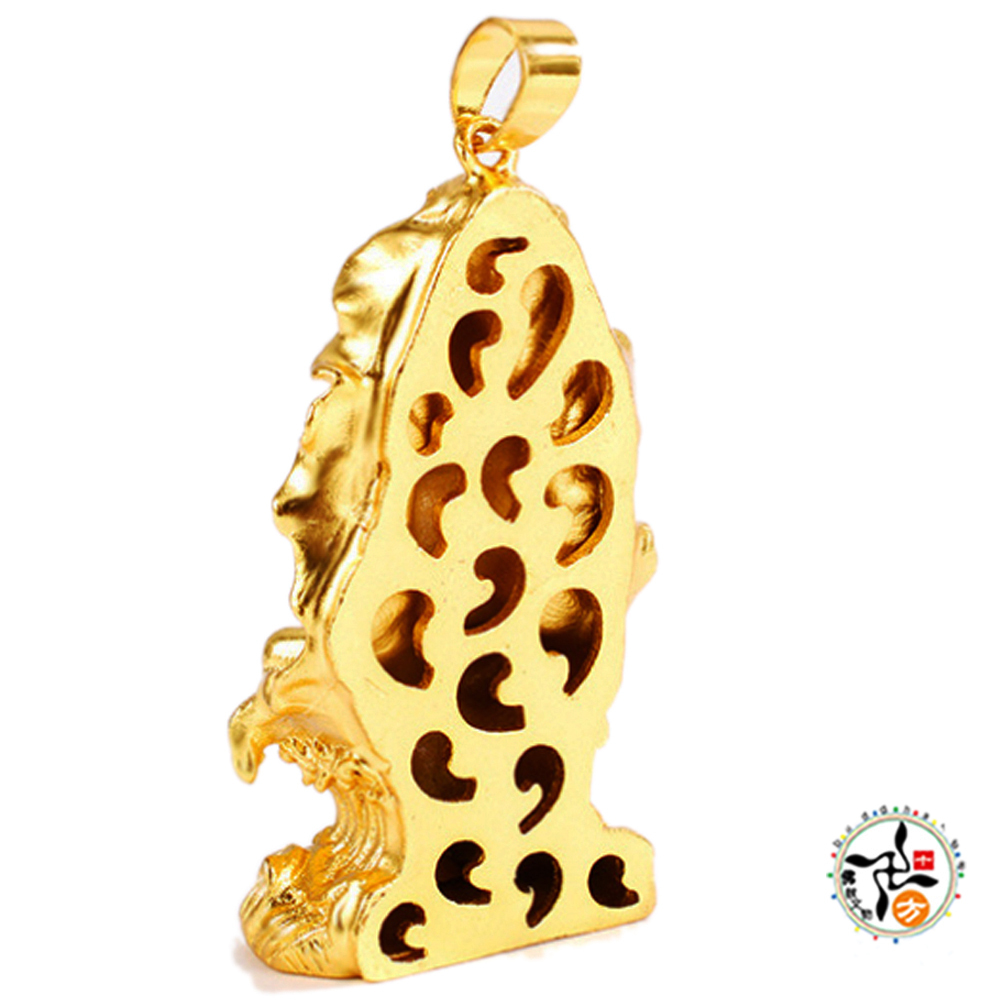 荷葉觀音 越南沙金 墜飾【十方】149460