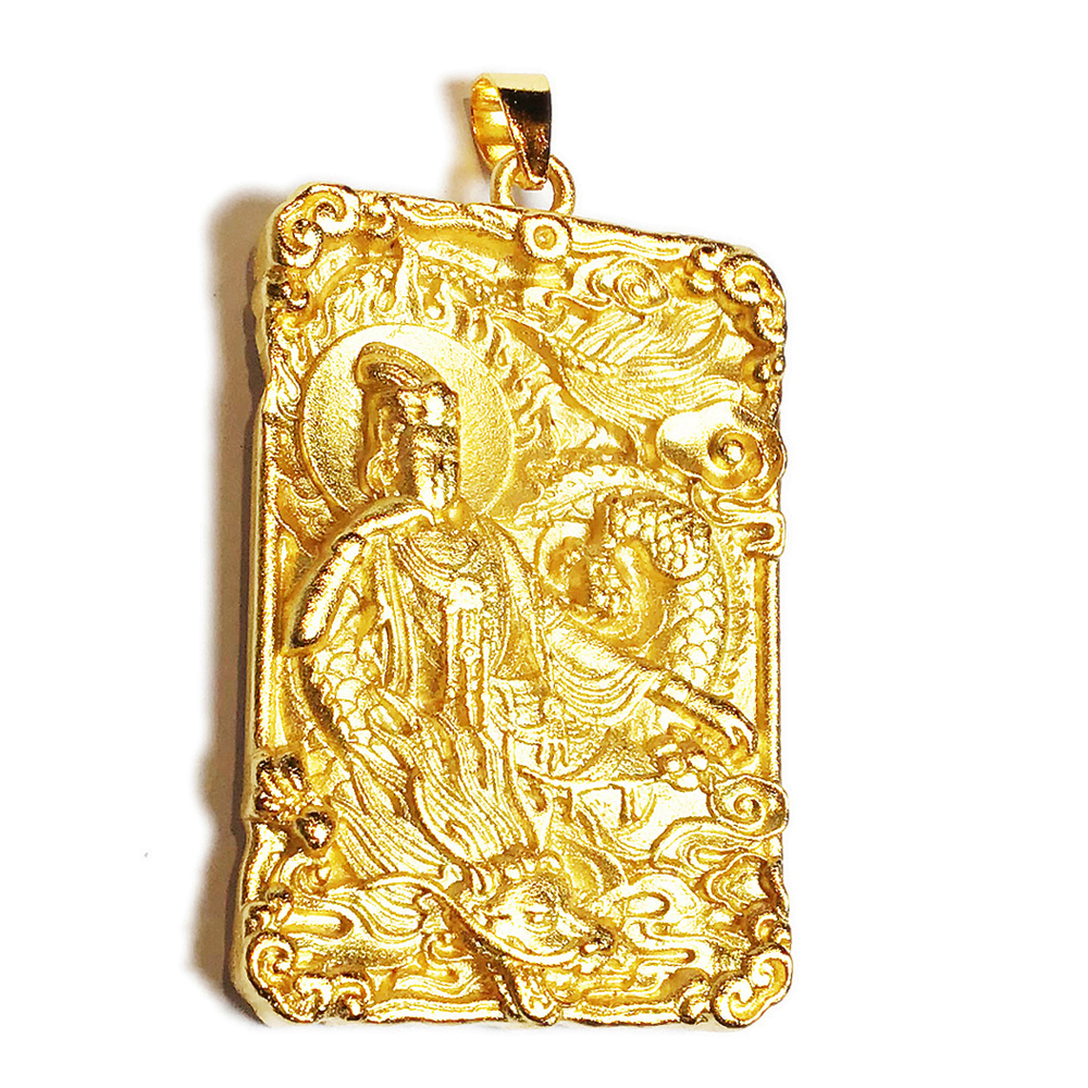 降龍觀音 越南沙金 墜飾【十方】149456