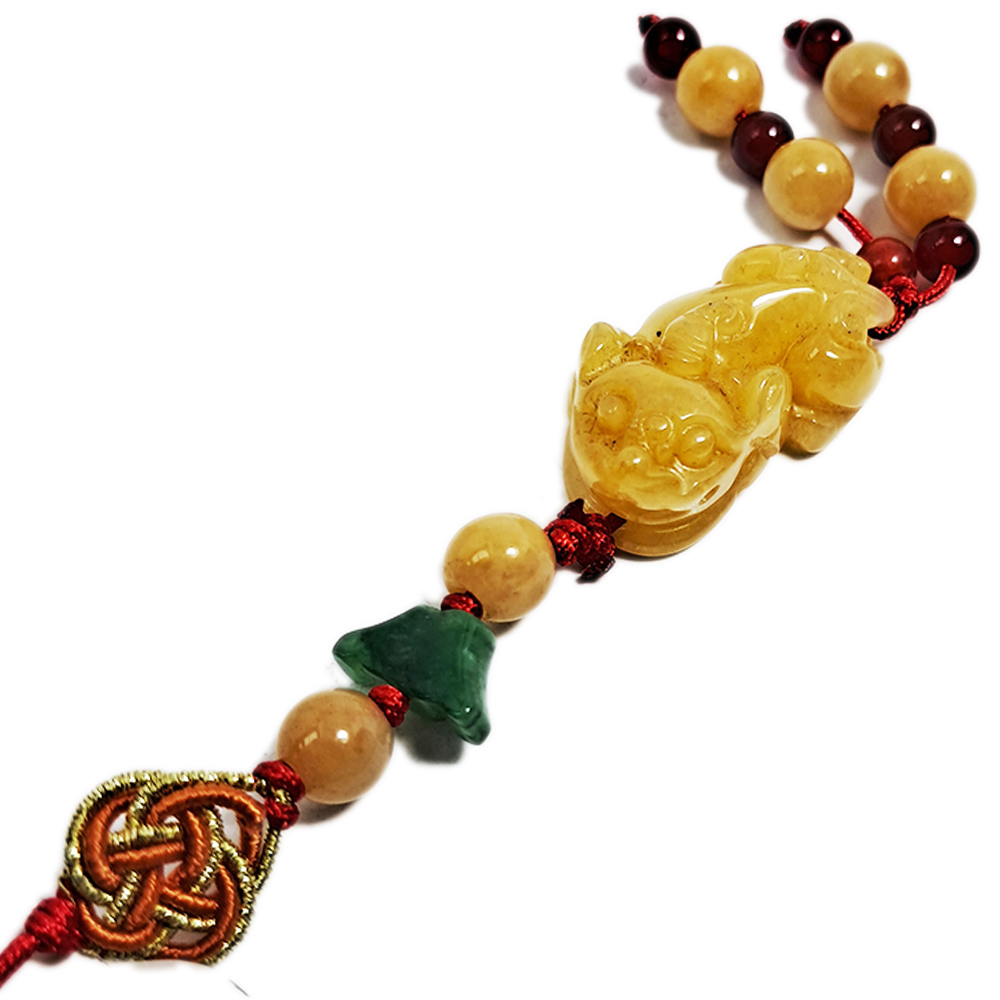 招財貔貅黃玉掛飾【十方】149765