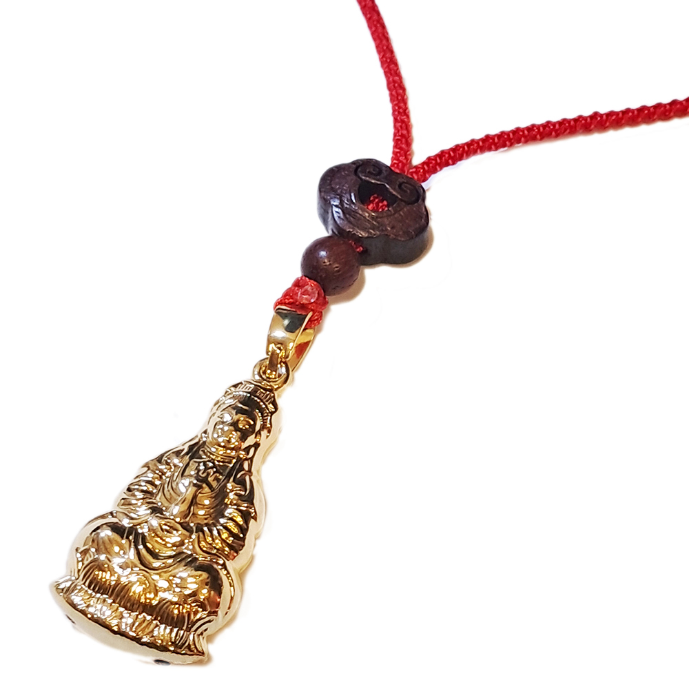 平安觀音{雙面} 沙金項鍊【十方】151320