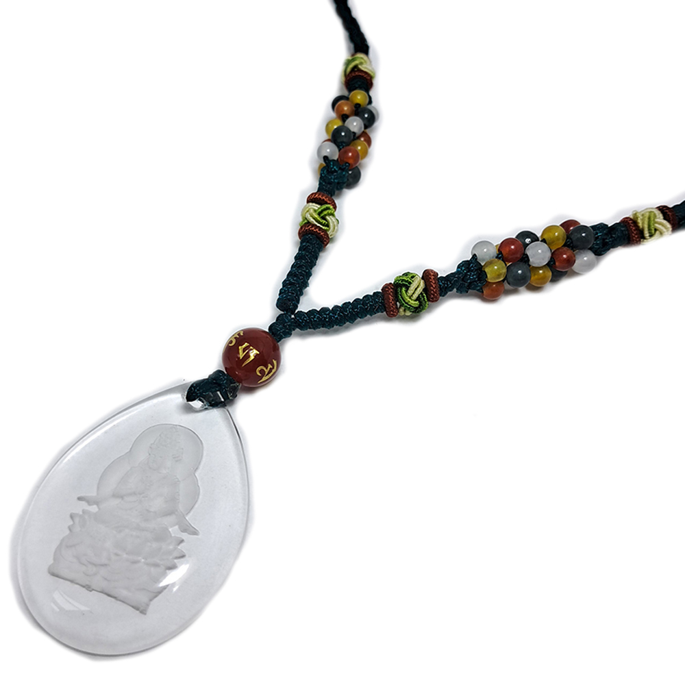 普賢菩薩{水晶}中國結項鍊【十方】152102