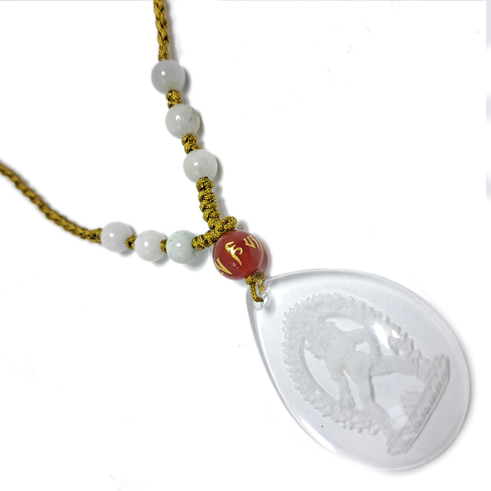 黑財神{水晶}中國結項鍊【十方】152106