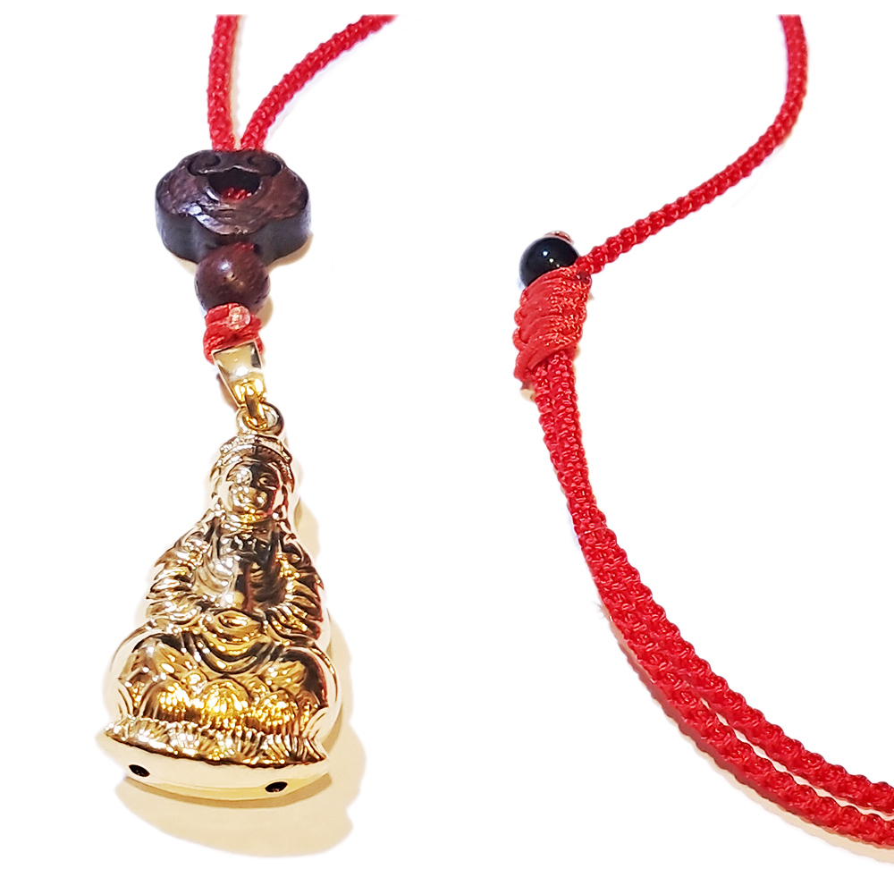 平安觀音{雙面} 沙金項鍊【十方】151320