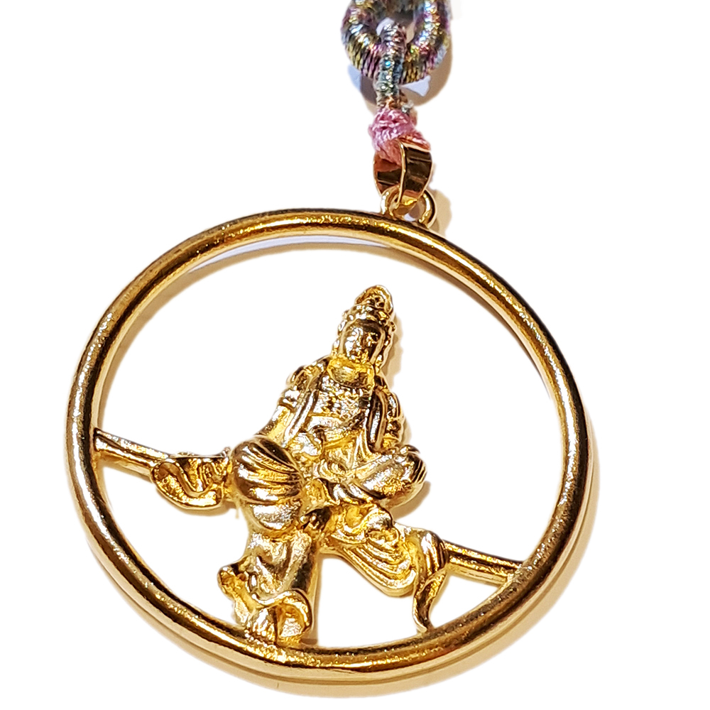 圓月觀音 沙金項鍊【十方】151311