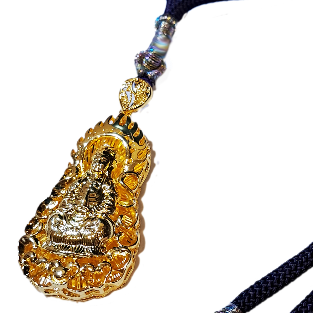 福慧觀音 沙金項鍊【十方】151310