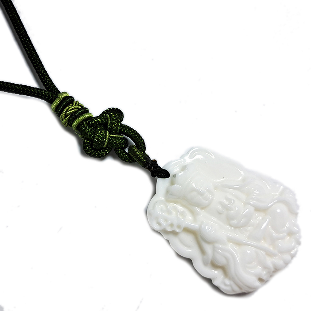 地藏菩薩{硨磲}五色線中國結項鍊【十方】152150