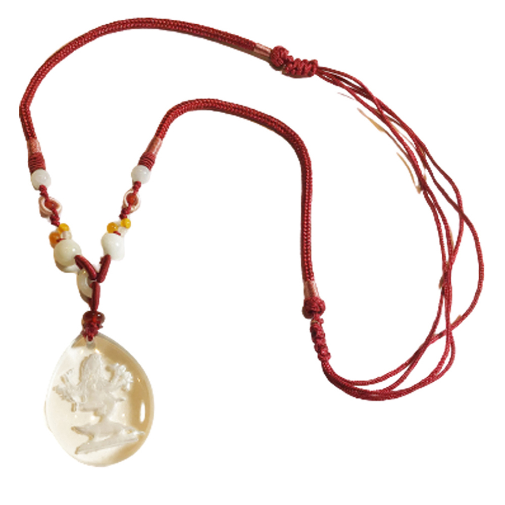 象鼻財神{水晶}中國結項鍊【十方】134512