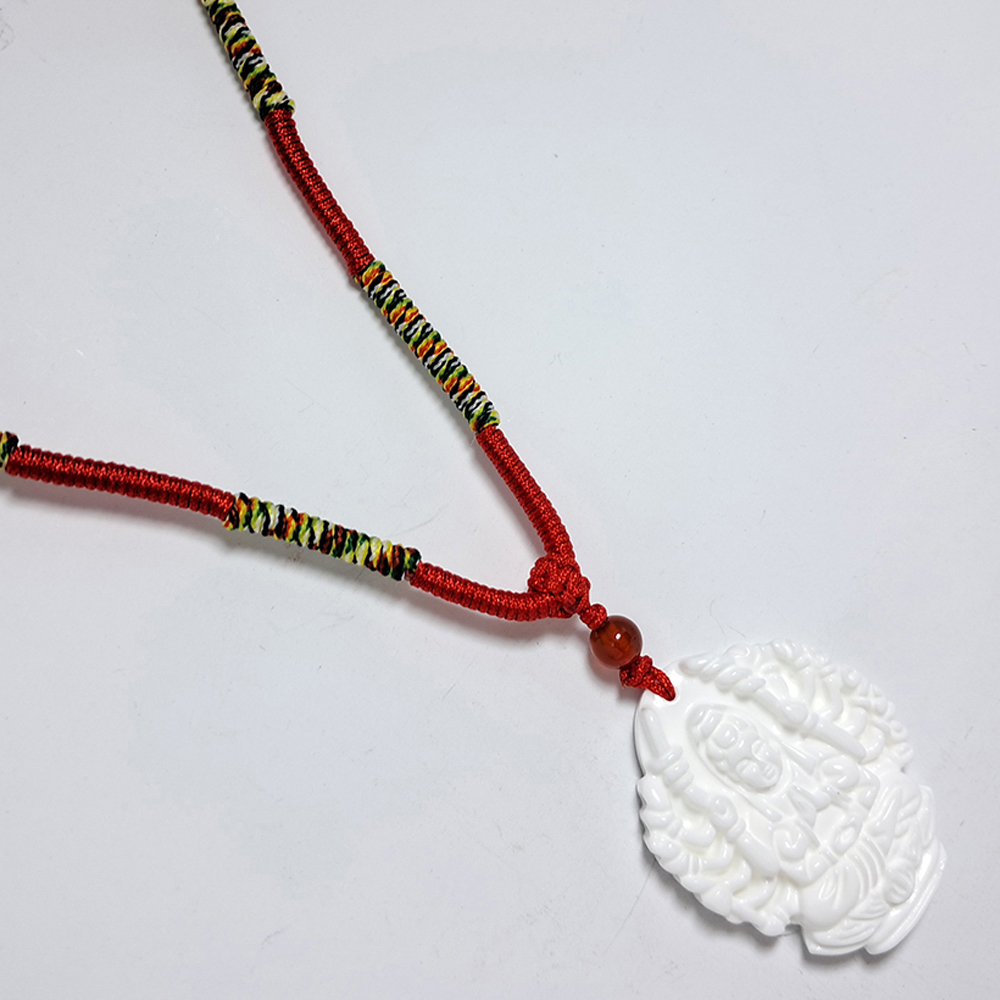 千手觀音硨磲五色線中國結項鍊【十方】152159