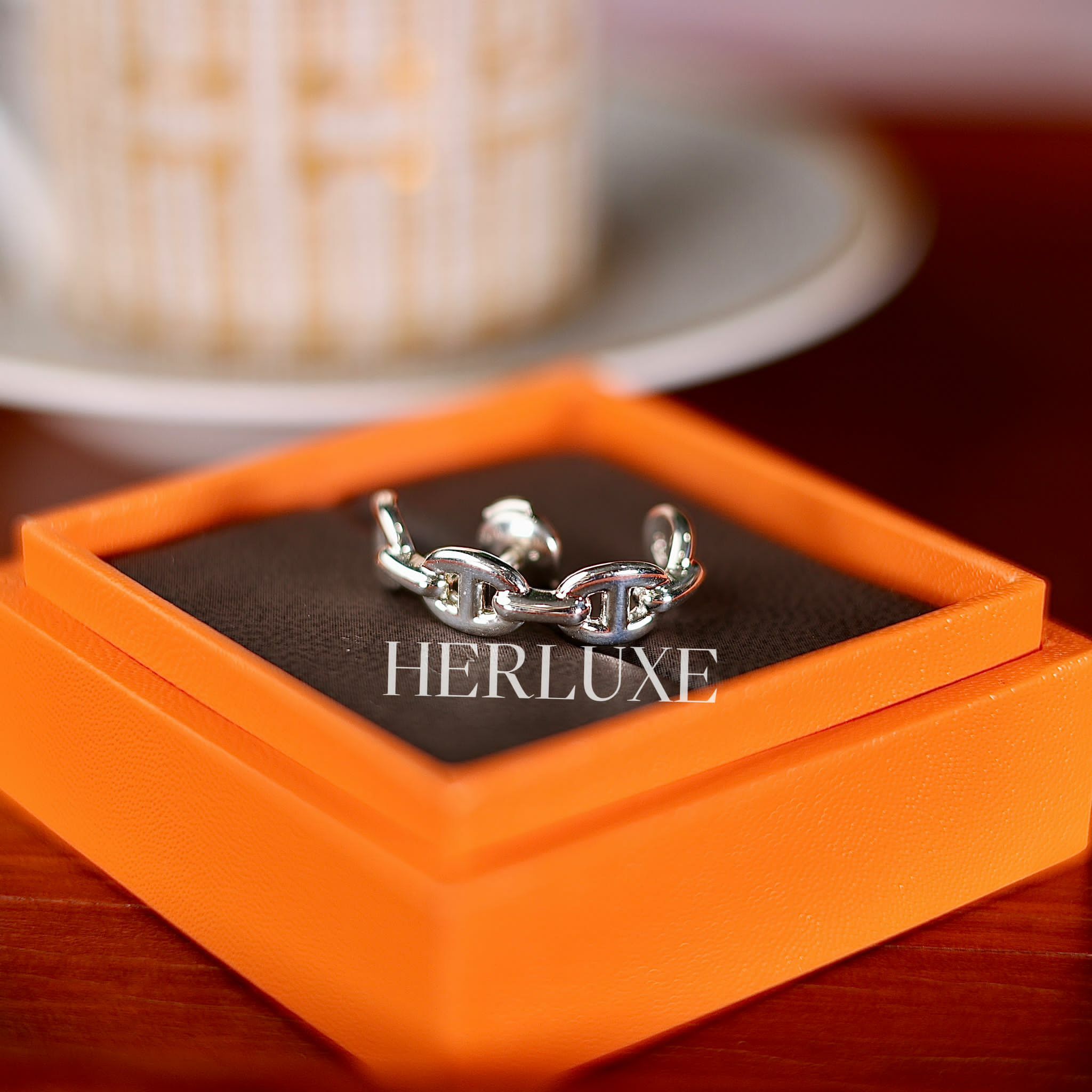 Chaine d’ancre enchainee earrings AG-925