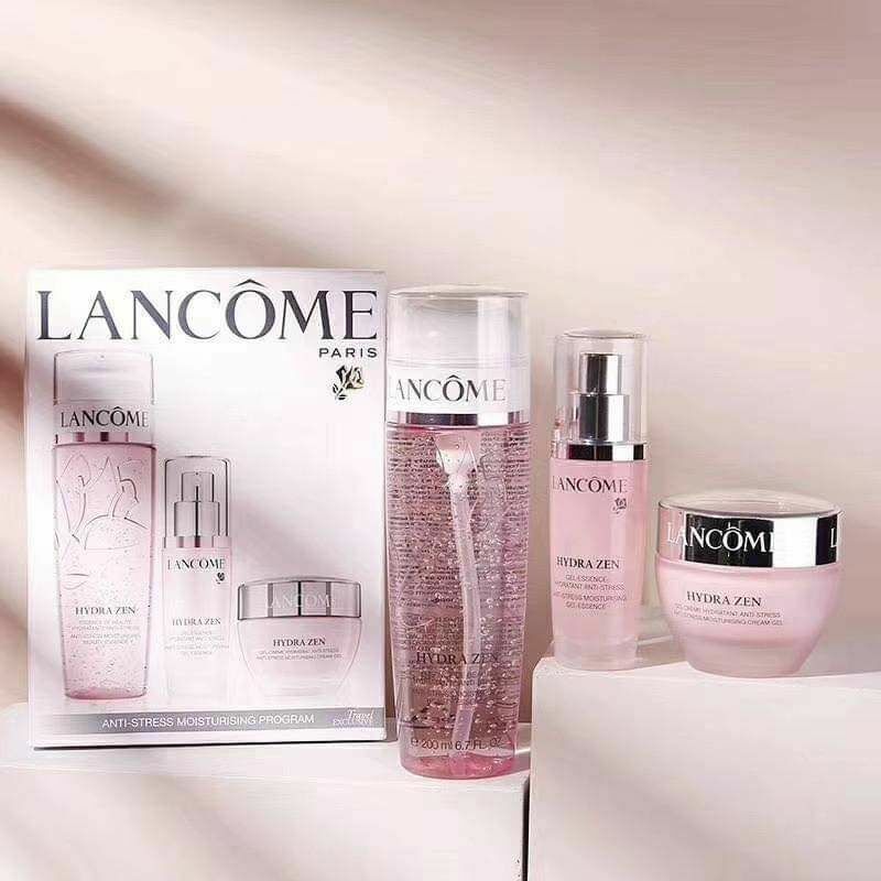 Lancome水份緣‌舒悅‌套裝 ‎精華​+凝霜‌+啫喱‌ ​三‎件套