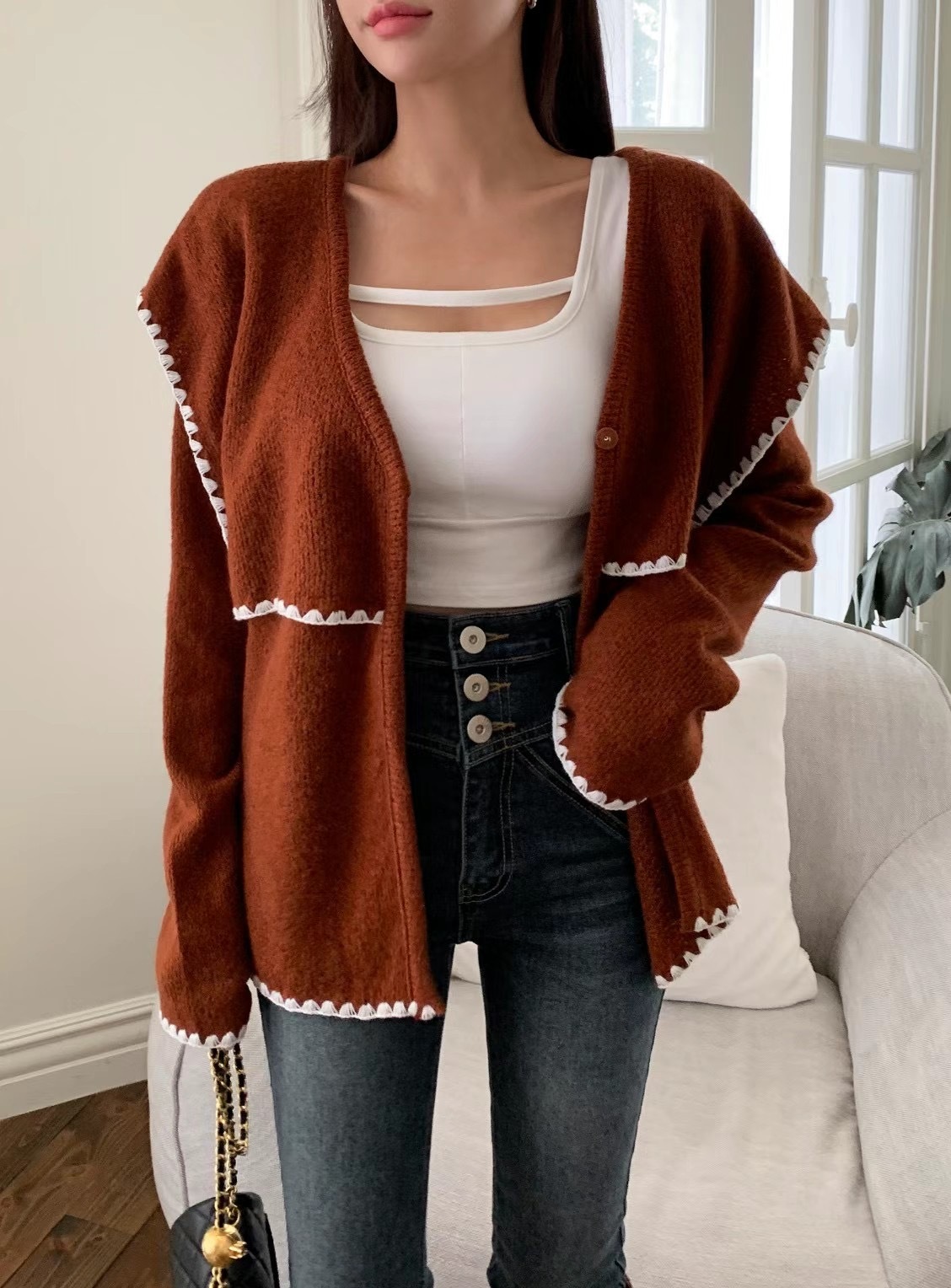 10.21 牙仔邊長冷外套