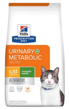 希爾思™處方食品 貓用 Metabolic + c/d Urinary 肥胖代謝+泌尿系統 6.35lbs 10045 缺貨