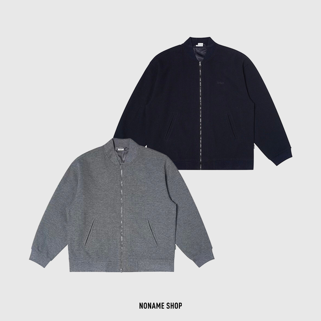 BUTTBILL 針織 純色 棒球領 兩色 (男/女款)