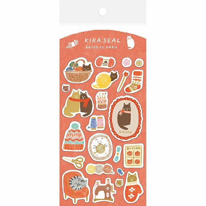 [Limited] Furukawashiko Sticker with Hot Foil Stamping－ Wa-Life Winter Series (Japanese Stationery Brand)