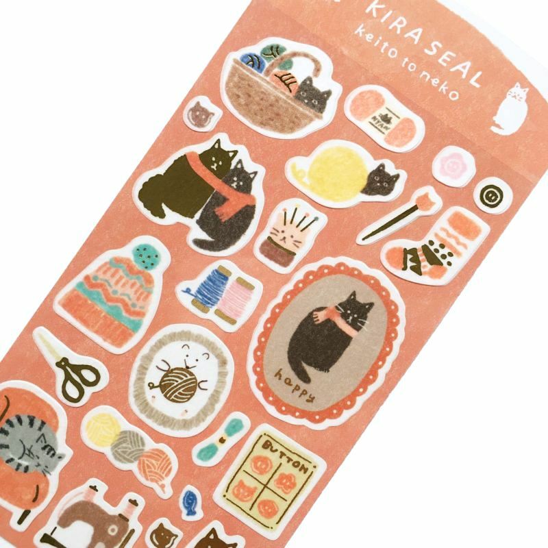 [Limited] Furukawashiko Sticker with Hot Foil Stamping－ Wa-Life Winter Series (Japanese Stationery Brand)