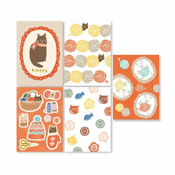 [Limited] Furukawashiko Sticker Pack－ Wa-Life Winter Series (Japanese Stationery Brand)
