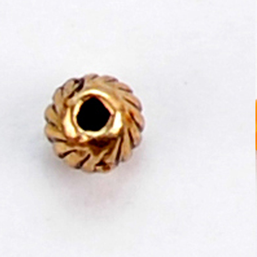 銅珠刻花 小圓珠5mm【十方】115506