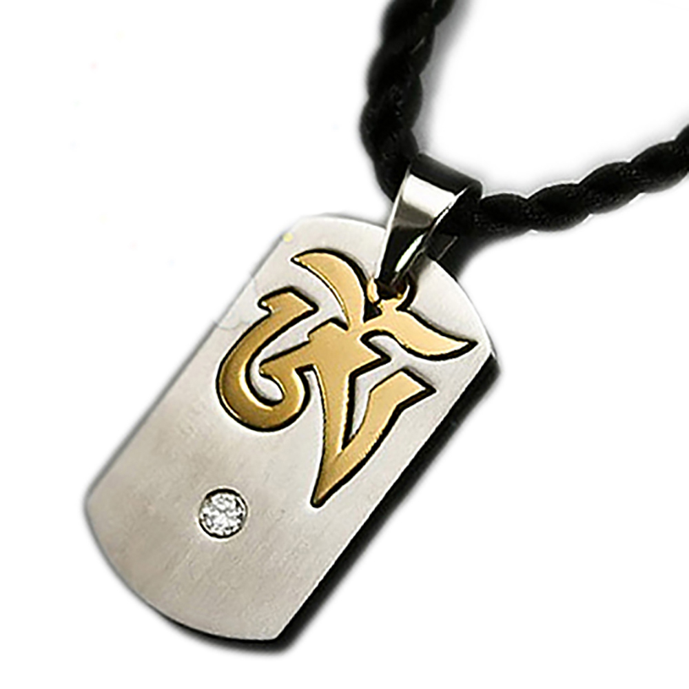 嗡字{鋼}個性項鍊【十方】112965