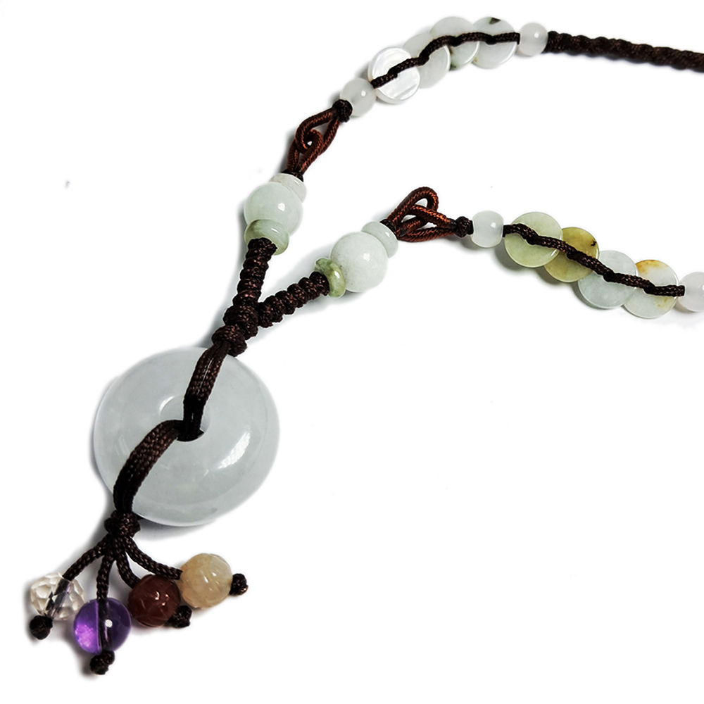 玉圓滿中國結項鍊【十方】122294