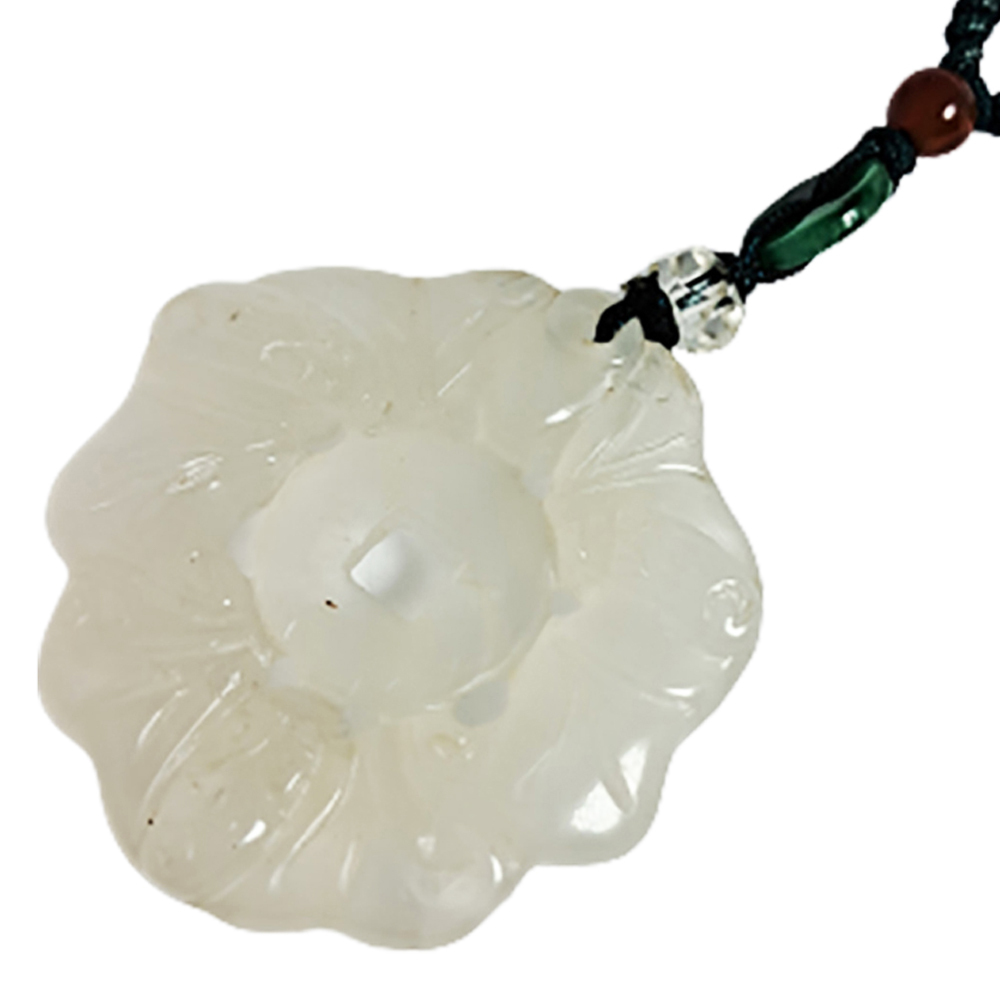 福在眼前{白玉}中國結項鍊【十方】119852