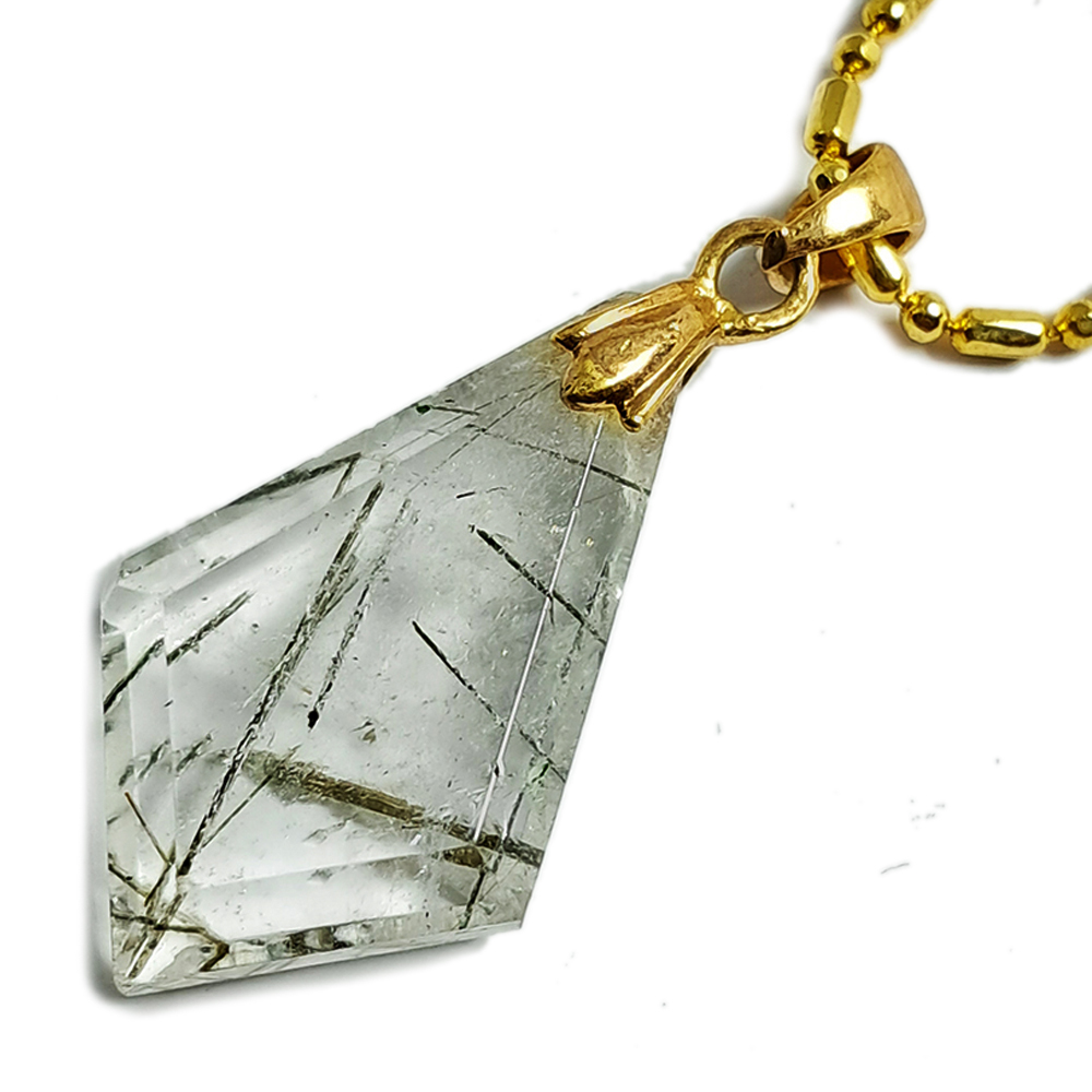 黑髮晶項鍊【十方】119936