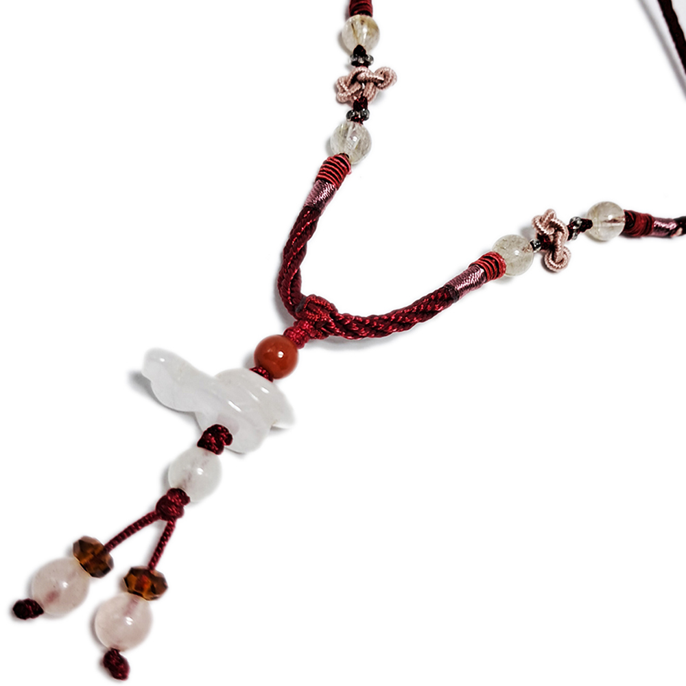 六合貴人生肖{蛇猴}玉蛇項鍊【十方】123702