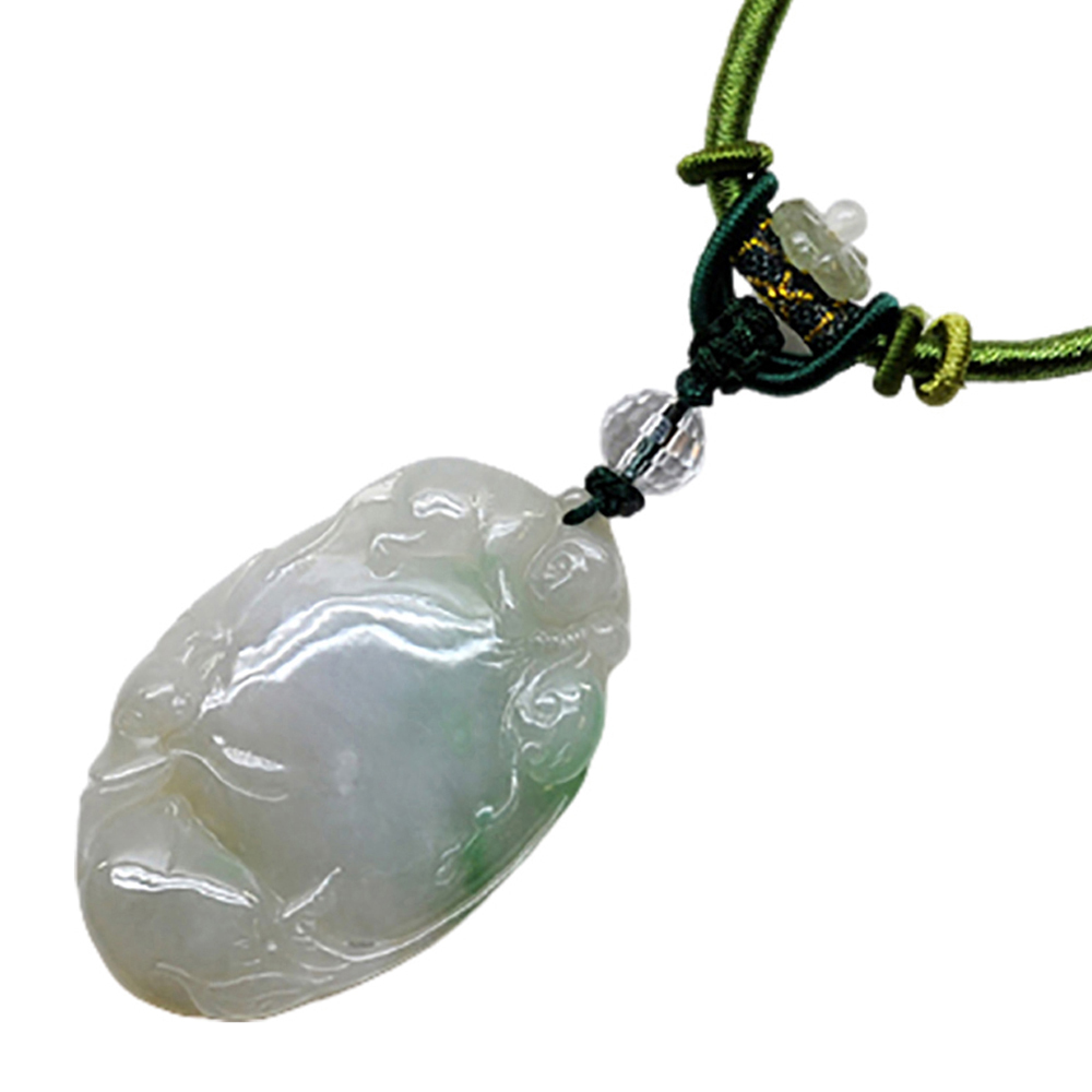 仙猴獻壽{玉}中國結項鍊【十方】123549