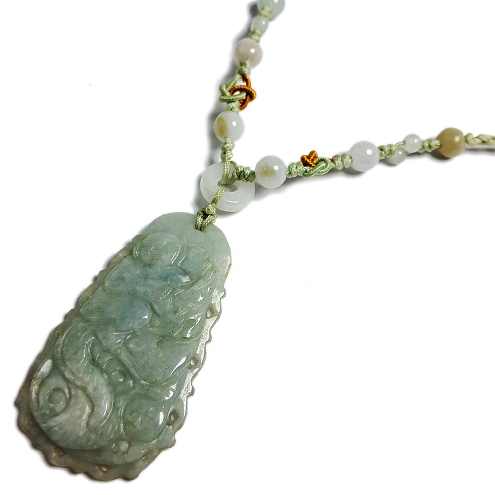 吉祥{玉}中國結項鍊【十方】123552