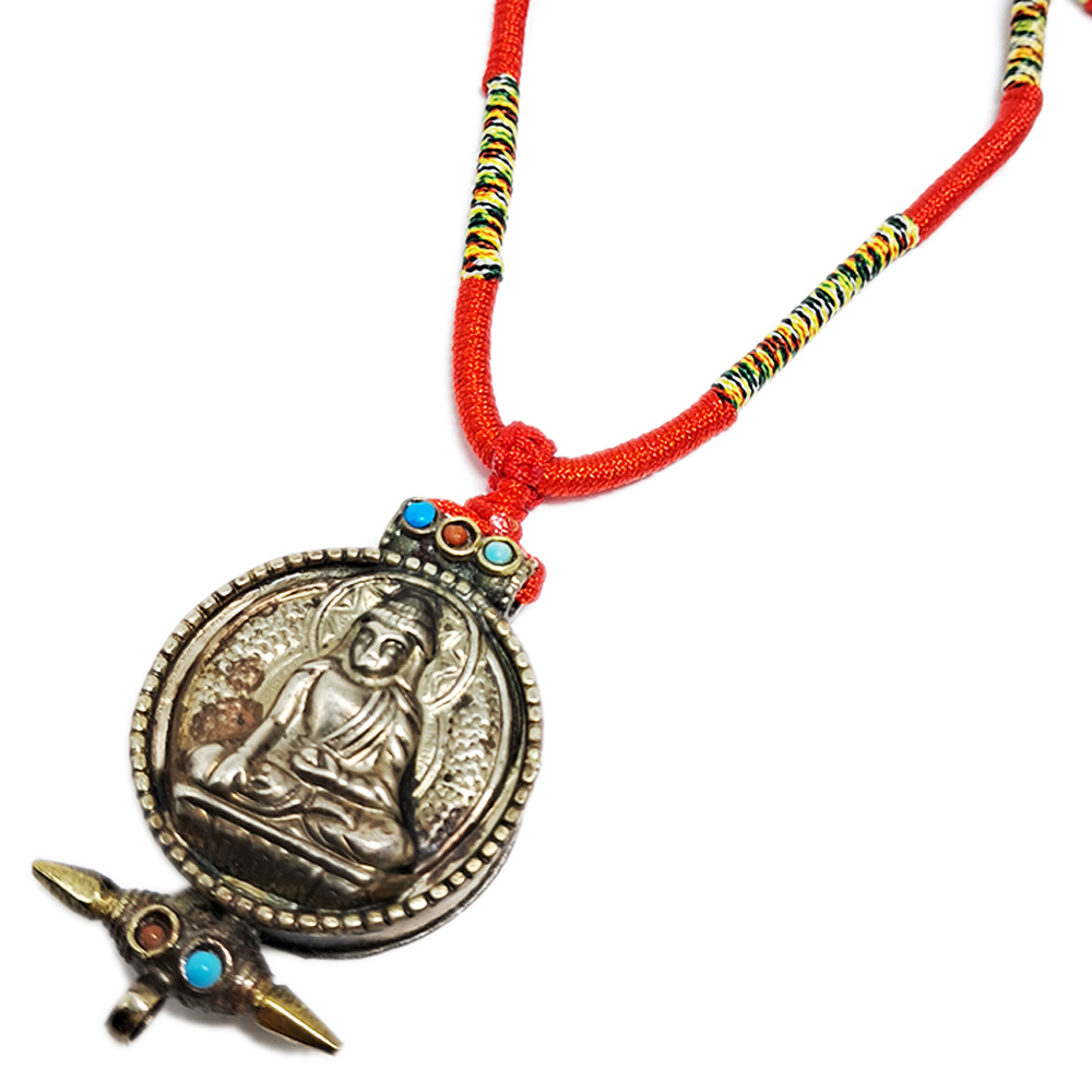 佛嘎嗚舍利盒{鎏銀}項鍊【十方】124943