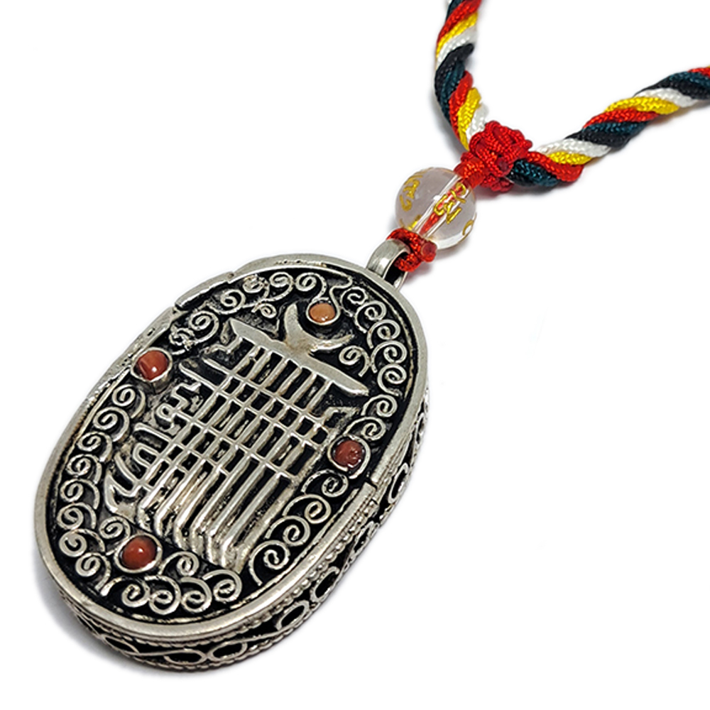 十相自在(白銅)嘎嗚五色線項鍊【十方】126892