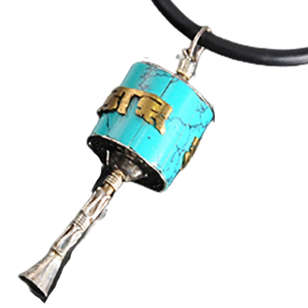 轉經輪925銀項鍊【十方】129519