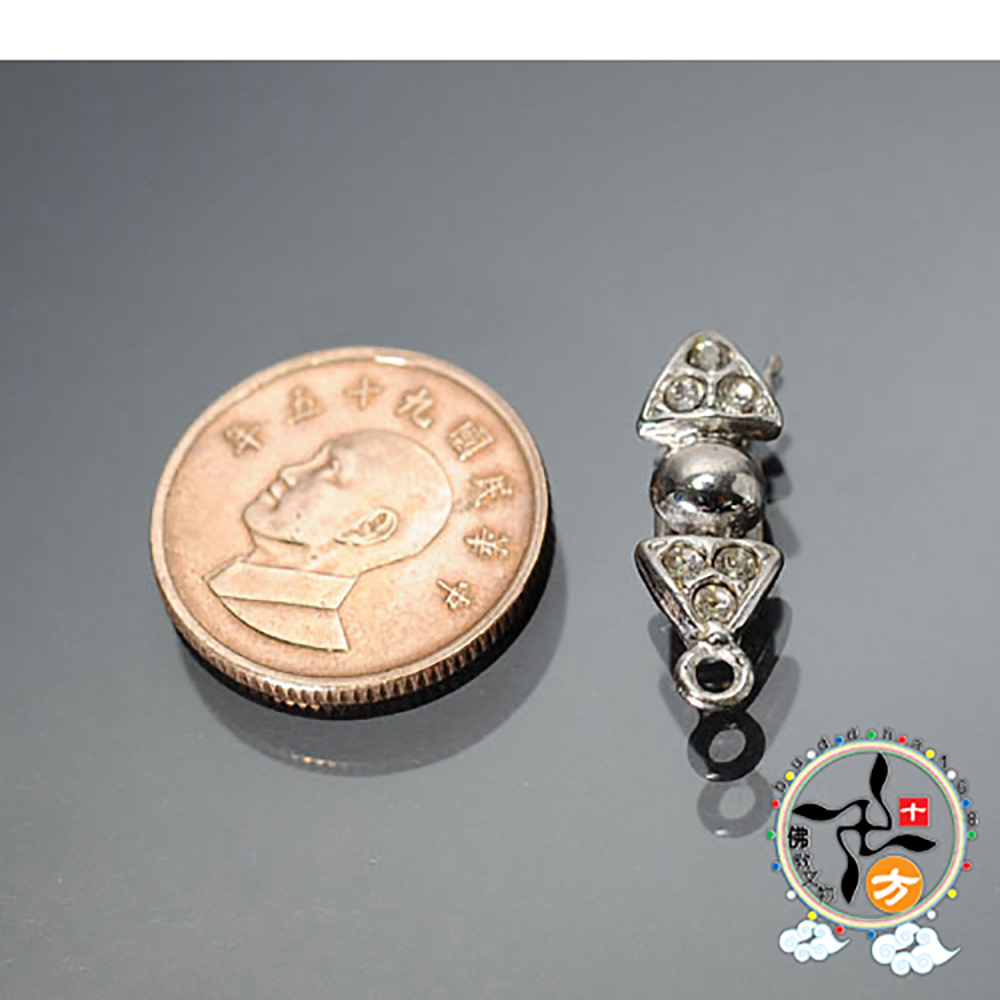 三角形{鑲鑽}扣頭2.3 公分【十方】128998