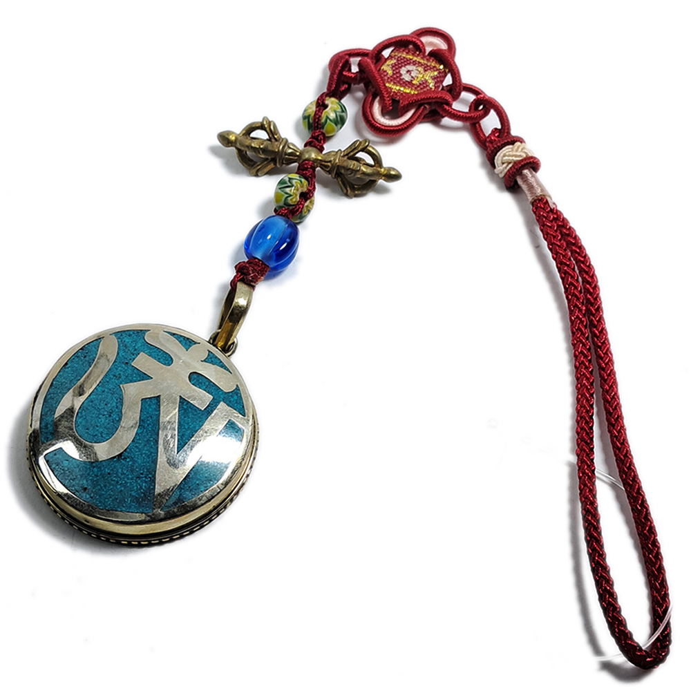 金剛杵&嗡{綠松石}嘎屋掛飾【十方】128498