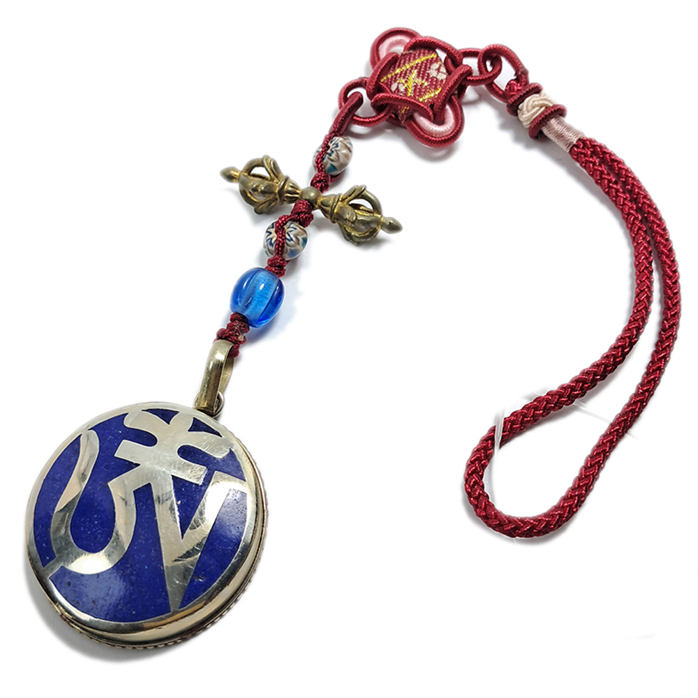 金剛杵&嗡{青金石}嘎屋掛飾【十方】128499