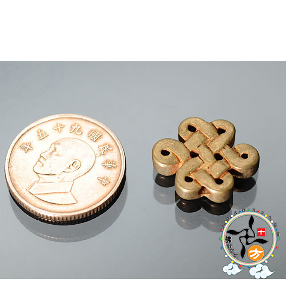 吉祥結{銅}配件1.7*1.5*0.3公分【十方】129037