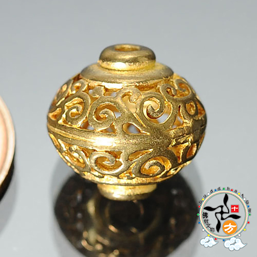 吉祥銅珠{簍空}配件1 .5*1.3 公分【十方】129020