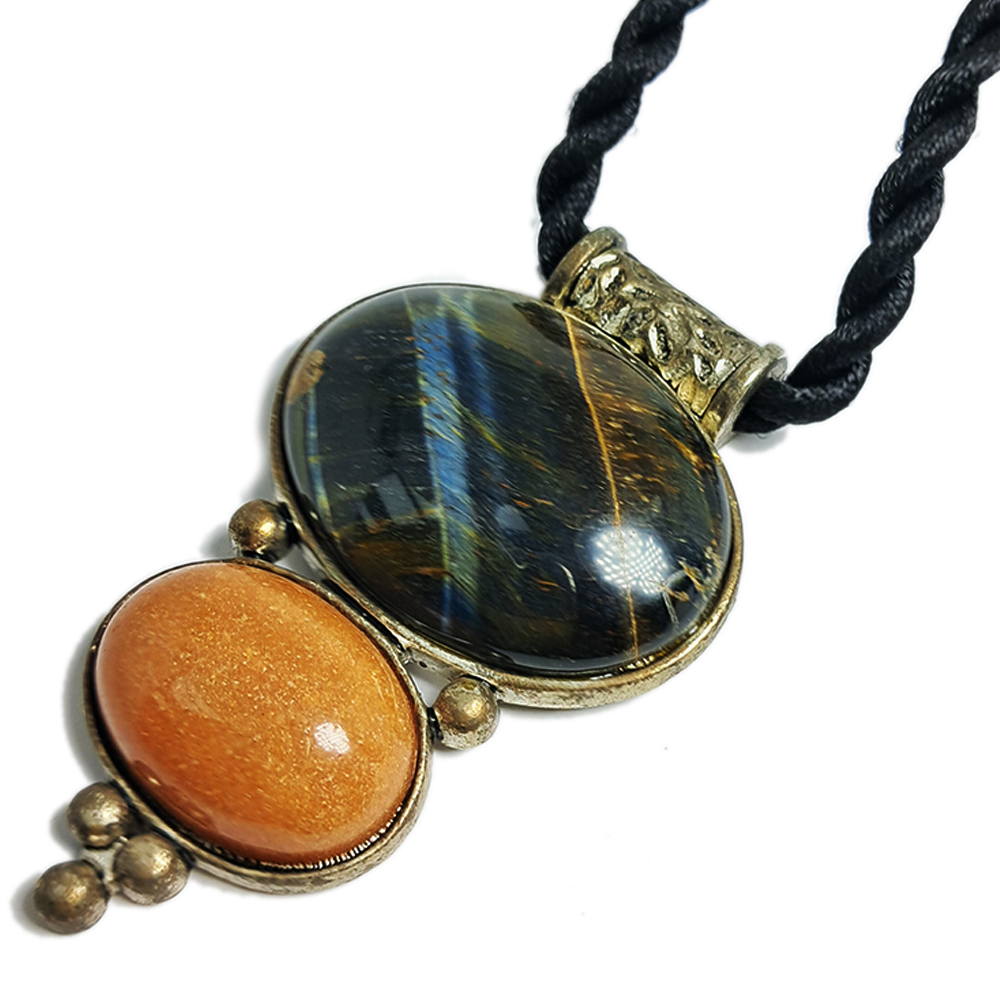 鐵虎眼寶石項鍊【十方】129520