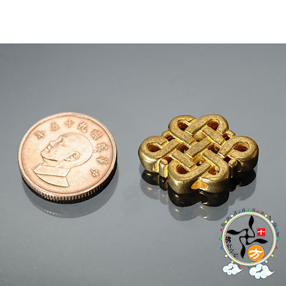 吉祥結(銅)配件1.6*2.2*0.5公分【十方】129023