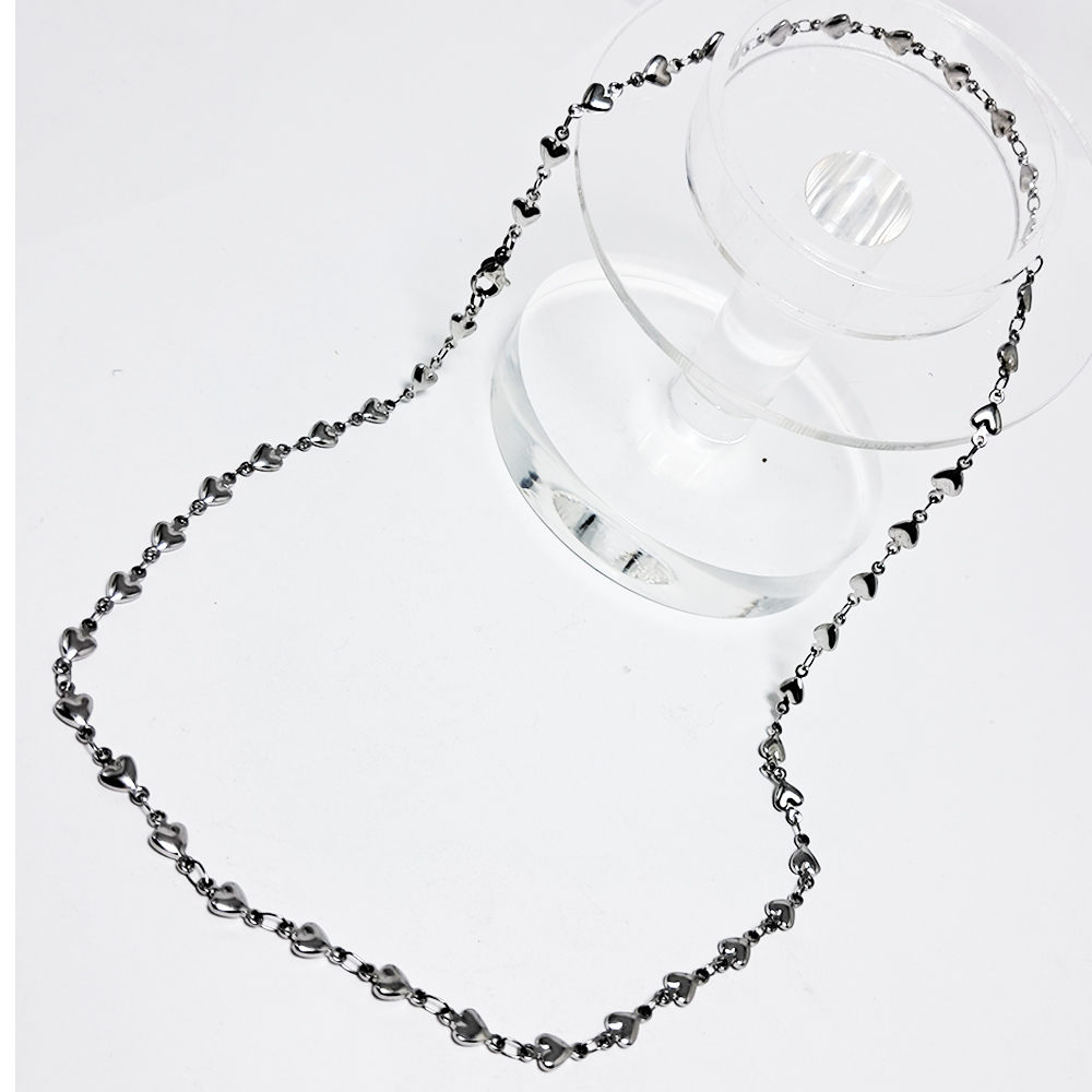 心型鋼鍊(長45公分)A款1條【十方】130633